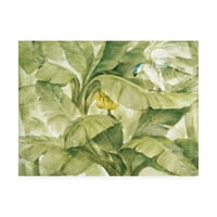 Marcă comercială Artă Plastică 'Tropical Canopy II Green' artă pe pânză de Albena Hristova