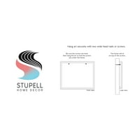 Stupell Industries atemporal nautic sumbru Sea Horizon Line, 12, Design de Nina Blue