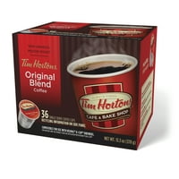 Tim Hortons original Medium Roast K-Cup păstăi de cafea pentru Keurig Brewers, reciclabile, Ct