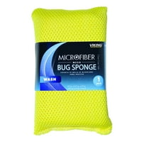 Viking microfibră plasă Bug burete-pachet 3pk-Galben