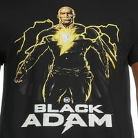 Benzi desenate pentru bărbați Black Adam Cast graphic Tees, 2-Pack, Dimensiuni S-3X