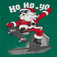 Tricou De Crăciun Cu Mânecă Lungă Holiday Time, Pachet 2, Băieți 4 - & Husky