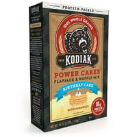Kodiak Torturi de putere ambalate în proteine tort de ziua de naștere Flapjack și amestec de vafe, oz