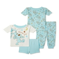 Blue 's Clues Baby and Toddler Boys' bumbac pijama Set, 4 Piese