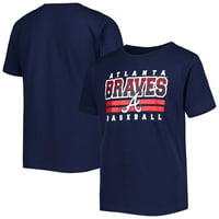 Tricou De Tineret Navy Atlanta Braves