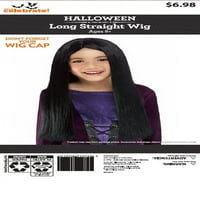 Mod de a sărbători Halloween copil negru Witch peruca