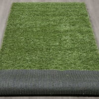 Ottomanson impermeabil covor de iarbă artificială în aer liber pentru terasă pentru animale de companie, 2' 7 2', verde