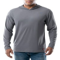 Wrangler îmbrăcăminte de lucru cămașă de soare UPF Cu mânecă lungă pentru bărbați cu glugă, dimensiuni S-3XL
