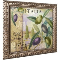 Marcă comercială Fine Art Toscana I Canvas Art by Color Bakery Gold ornamentate Frame