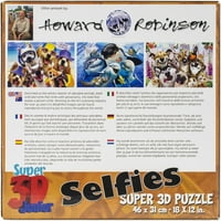 3D Puzzle Howard Robinson 18 X12 - Dino Selfie