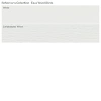 Colecție De Reflecții Personalizate, Jaluzele Din Lemn Fau Fără Fir De 2, Alb, 53 Lățime 72 Lungime