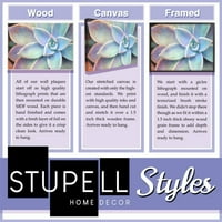 Stupell Industries antic florale buchete flori borcan de sticlă pictura panza perete arta Design de Lisa Audit, 16 20