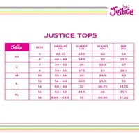 Justice Girls Dip Dye Eyelet Baby Doll Top, Dimensiuni 4-Și Plus
