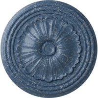 Ekena Millwork 1 2 od 7 8 p medalion de tavan Alexa, Pictat manual americana Crackle