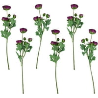 Set de prune Purple Ranunculus spray-uri florale artificiale 21