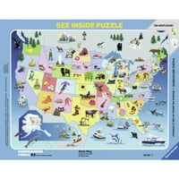Harta De Stat Puzzle Din 63 De Piese