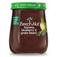 Beech Nut Naturals Stage Banana, Afine Și Fasole Verde, 4. oz