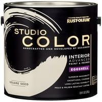 Semințe De Susan, Vopsea Interioară Rust-Oleum Studio Color + Grund , Finisaj Coajă De Ou, Pachet 2