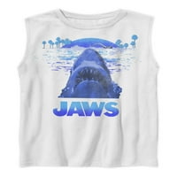Jaws Boys tricou grafic cu mânecă scurtă și bluză musculară, pachet 2, dimensiuni XS-XXL