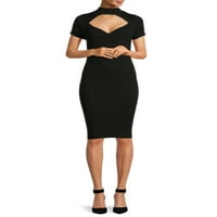 No Boundaries Juniors ' Sweetheart Cut-Out Pulover Rochie