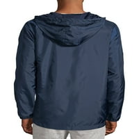 Windbreaker cu fermoar complet pentru bărbați și bărbați mari Russell, până la dimensiunea 5XL