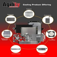 Agility Piese Auto HVAC incalzitor Core pentru Chevrolet modele specifice