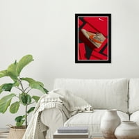 Wynwood Studio imprimă cutii roșii Dream Fashion și pantofi Glam Wall Art Canvas Print Roșu Roșu închis 13x19
