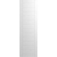 Ekena Millwork 12 W 45 h adevărat Fit PVC șipcă orizontală încadrată stil modern fix Mount obloane, neterminate