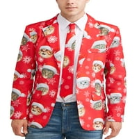 Nu este atât de costum costum de Crăciun pentru bărbați Blazer și cravată
