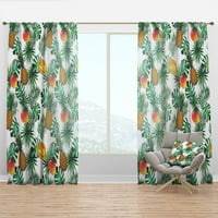 Designart 'Tropical Foliage Mood VII' panou cortină tropicală