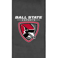 Scaun de club staționar cu Logo-ul eSports Ball State cu sistem cu fermoar