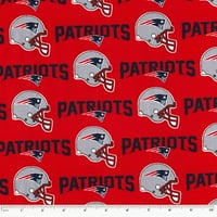New England Patriots 58 bumbac Logo sport cusut & ambarcațiuni Tesatura yd de Bolt, Roșu, albastru și gri