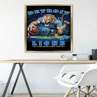 Detroit Lions-Poster De Perete Pentru Zona Finală, 22.375 34