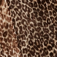 Jessica Simpson Maro Clasic Leopard Pluș Arunca 50 X70