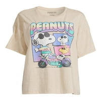 Arahide Juniori Snoopy Supradimensionate Prietenul Grafic T-Shirt