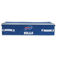 Franklin Sports NFL Buffalo Bills sub coșurile de depozitare a patului-mare