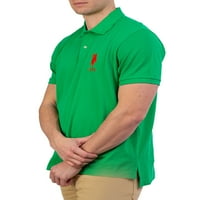 S. Polo Assn. Tricou Polo cu Logo mare pentru bărbați