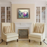 Marcă comercială Fine Art Pink Magnolia Canvas Art de Patty Tuggle, Cadru ornamentat auriu