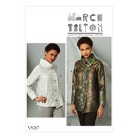 Modele Vogue model de cusut jachetă Misses cu Guler Stand și placket extins-14-16-18-20-22