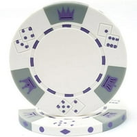 11.5-Gram Triple Crown Tri-Color Poker Chips