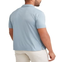 Tricou Polo cu imprimeu asimetric Ben Hogan pentru bărbați, până la dimensiunea 5XL