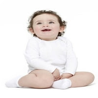 Gerber Baby Boy, Baby Girl și Unise Cu mânecă lungă White onesies Bodysuits, Pachet 3, dimensiuni Preemie-24M