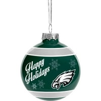 Philadelphia Eagles Glass Ball Ornament