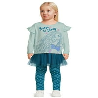 Set de jocuri de rol Little Mermaid Toddler Girl, 4 Piese, dimensiuni 2T-5T