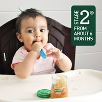 Arome Preferate De Fag-Nuci Etapa 2-Pachet De Varietăți Alimentare Pentru Copii Mici, 3. oz Pouch