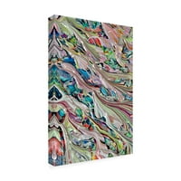 Marcă comercială Fine Art 'Abstract Splatters Lovejoy 32' Canvas Art de Mark Lovejoy