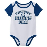 Indianapolis Colts NB INF băiat 3pk Onesie 9K1N3FGVS 6-9M